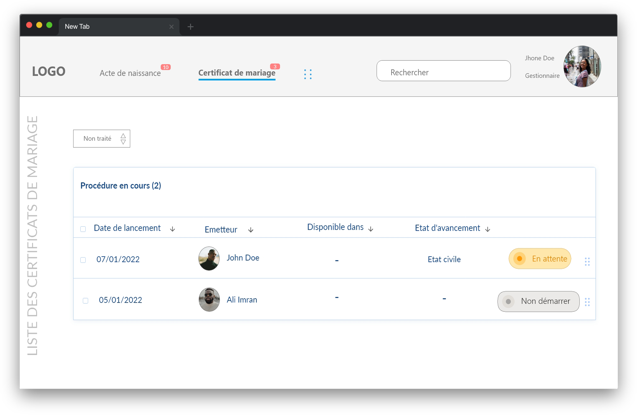 Liste des amendes du citoyen